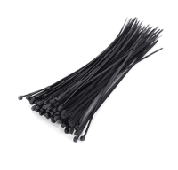 Стяжки нейлоновые 4.8x250мм хомуты 100шт.черные